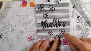 Card Making  || Paper piecing flowers!