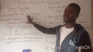 Vector and Scalar Quantities | Lockdown learning :