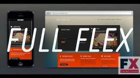Preview FULL FLEX - Fully Responsive HTML5 Landing Page