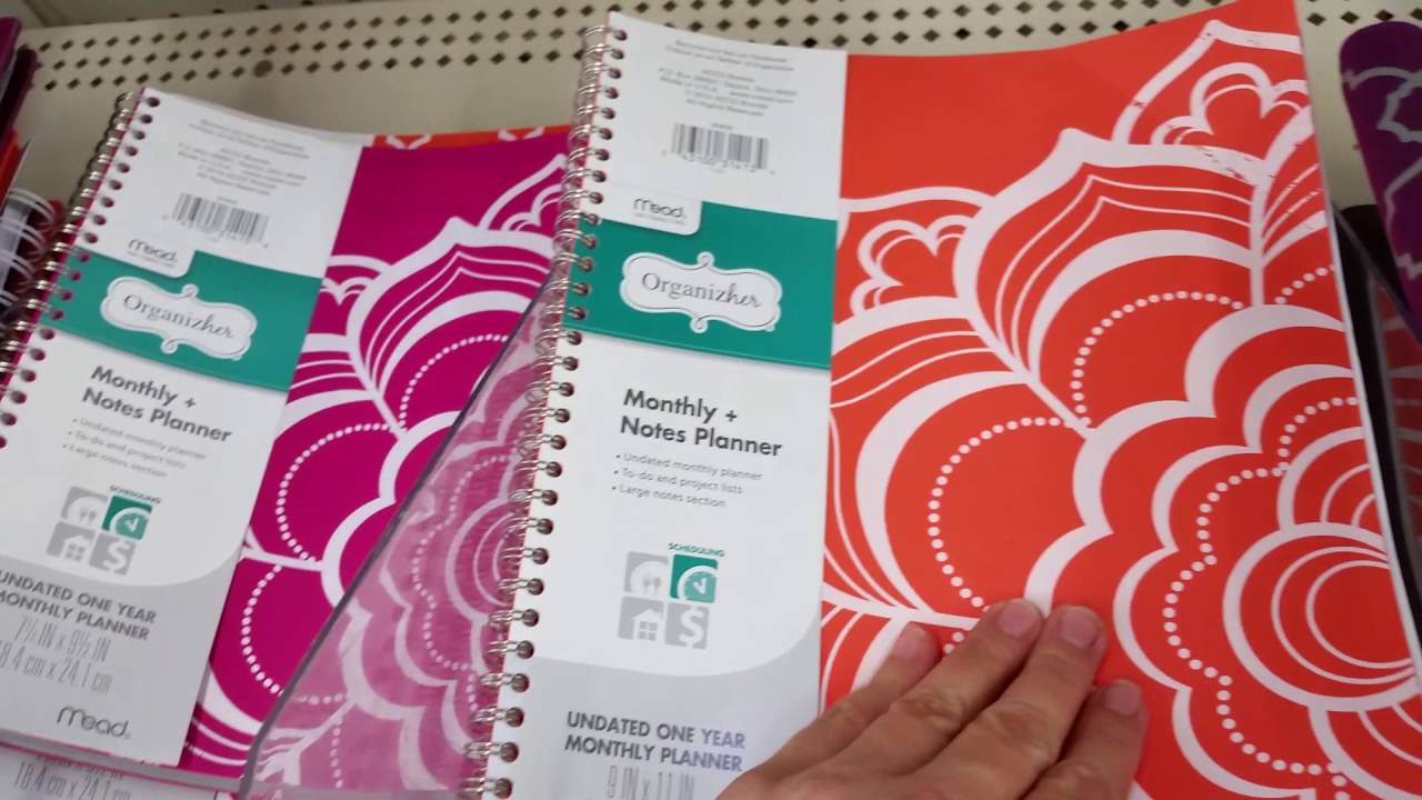 Planner Addicts Mead OrganizHer Products YouTube