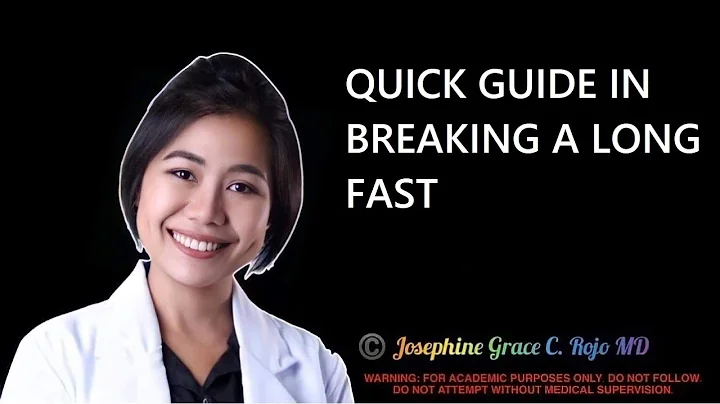 QUICK GUIDE IN BREAKING A LONG FAST