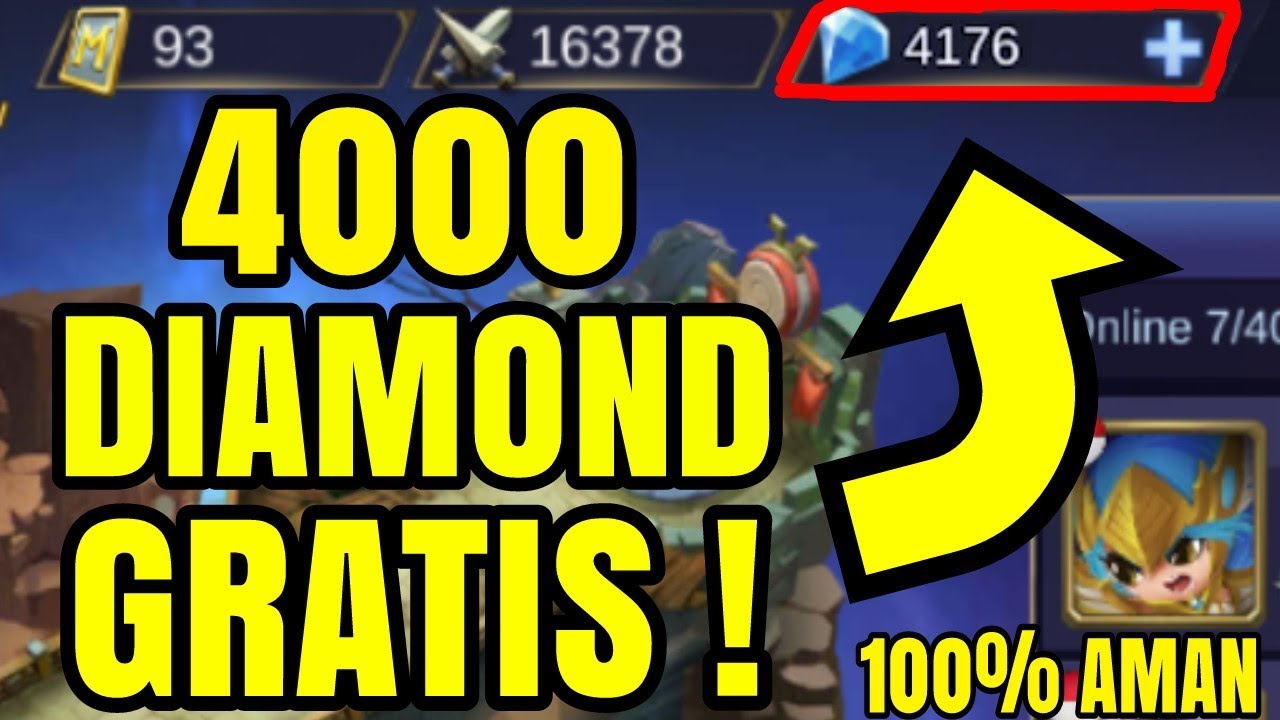 Cara Mendapatkan Diamond GRATIS Di Mobile Legend 100 WORK