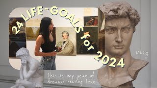 24 Life Goals for 2024 || yoga, museums, cafes exploring Argentina to Chile, VLOG