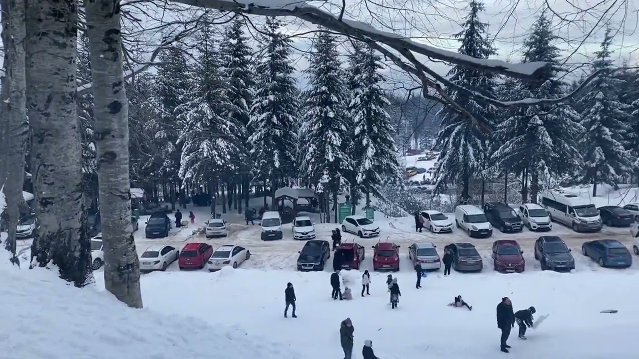 Kocaeli Kartepe Mesire Alanı 27.01.2024,Kar,Piknik,Kayak,Eğlence