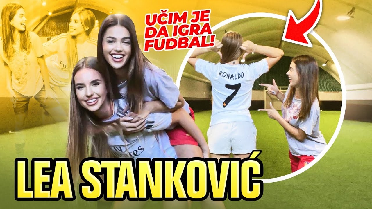 UČIM LEU DA IGRA FUDBAL * polomila se *