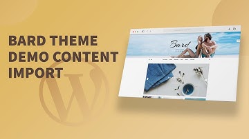 New: Bard Free Wordpress Blog Theme - Demo Content Import (Autoimport with Plugin) Updated