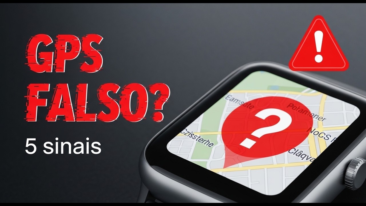 Smartwatch com GPS 5 sinais de cilada + 2 opções seguras 2026