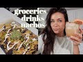 GROCERIES, DRINKS, + CHIPS FOR DINNER (vlog)