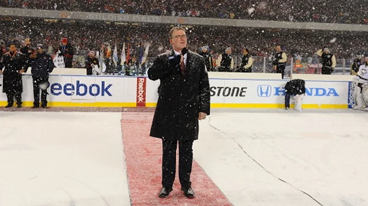 Jim Cornelison sings the National Anthem