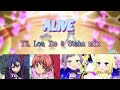 ALIVE | Yū, Leo, Ito &amp; Otoha mix | FULL ROM LYRICS
