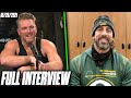 Aaron Rodgers Joins The Pat McAfee Show 2 Days Before TNF Battle With Cardinals