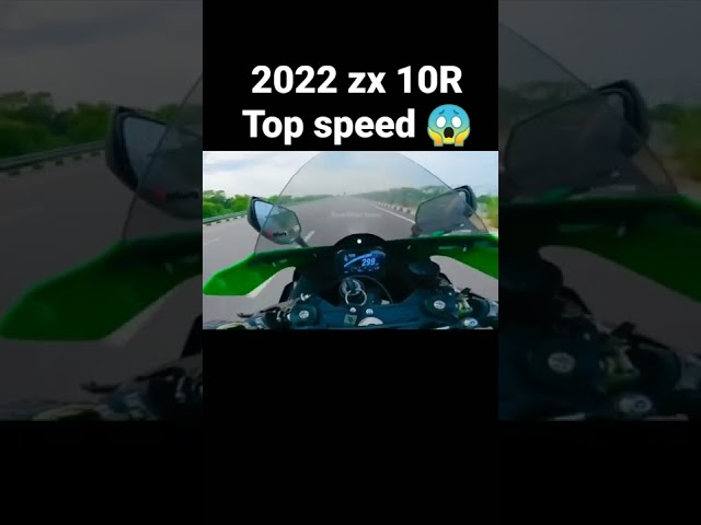 2022 Kawasaki Ninja Zx 10R Top speed 😱😍|#beerbikersamy class=