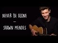 Never Be Alone - Shawn Mendes (Lyrics)
