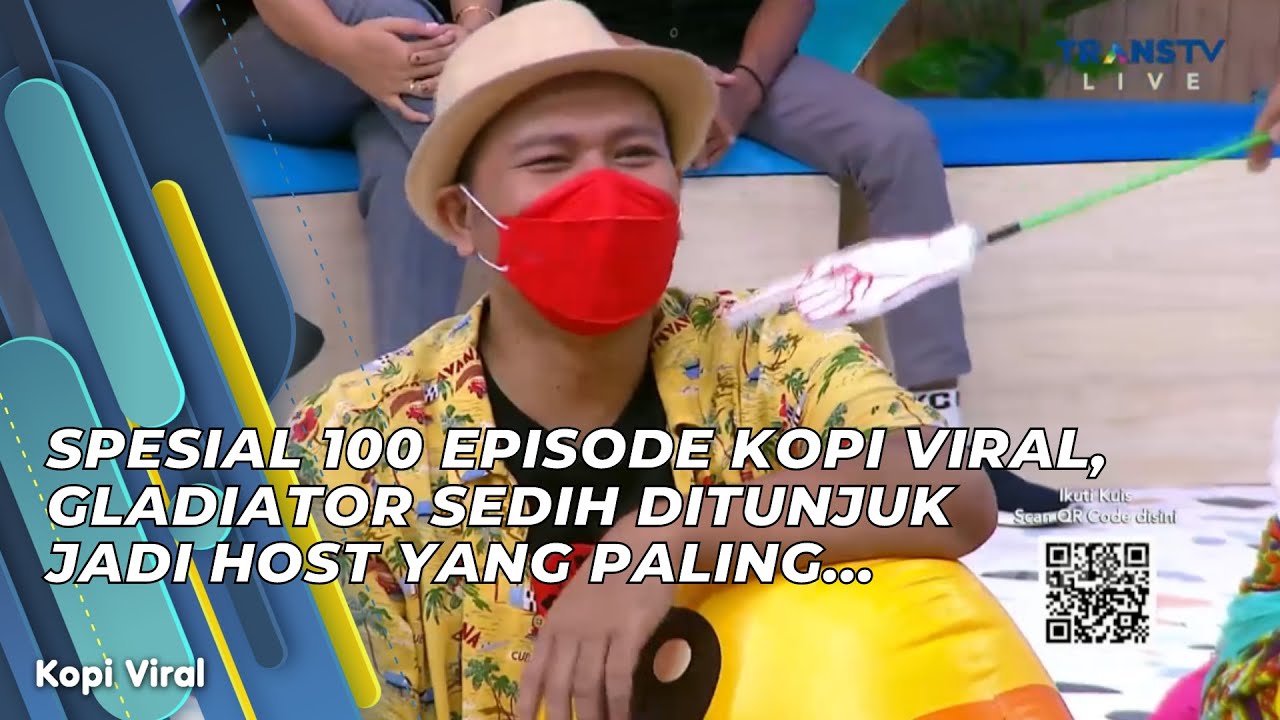 SPESIAL KOPI VIRAL, GLADIATOR SEDIH DITUNJUK JADI HOST YANG PALING... | KOPI VIRAL (5/3/21) P3