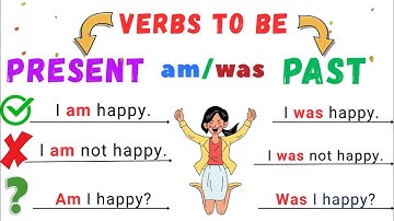 ✅Verbs To Be: Am,Is,Are,Was,Were | Learn English Easily | English Grammar For Beginners 📚🇺🇸