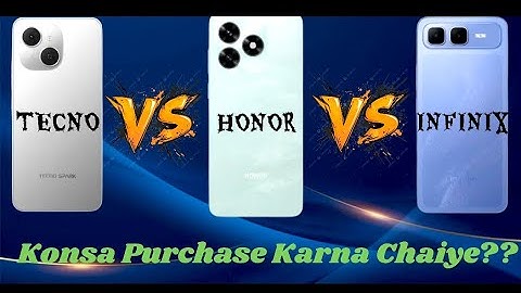 Tecno Spark 40c vs Infinix Smart 10 Plus vs Honor X5c Plus Comparison #tecno #infinix #honor