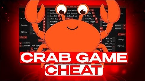 FREE CRAB GAME HACK - TUTORIAL  MODMENU FOR CRAB GAME - How to Install [UPDATED]