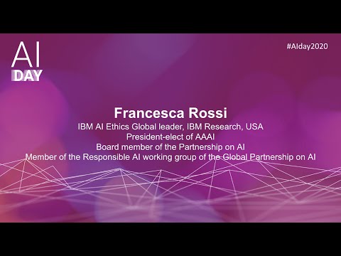 AI Day 2020: Francesca Rossi's keynote