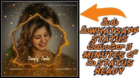 New Telugu Trending tutorial awesome avee player template link in description