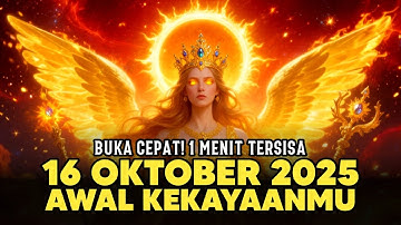 JIWA TERPILIH 👑 PERINGATAN TERAKHIR, VIDEO INI HARUS SAMPAI KEPADAMU SECEPATNYA, 16 OKTOBER 2025