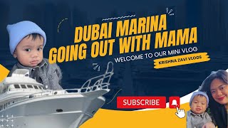 Mini Vlog | Dubai Marina Walk Krishna Zavi