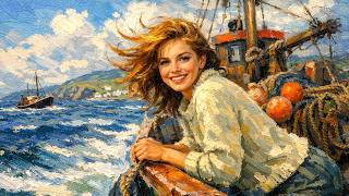 Seaside Stories in Oil Paintings | The Irish Fishing Village | Visual Poems | Relaxing Music
