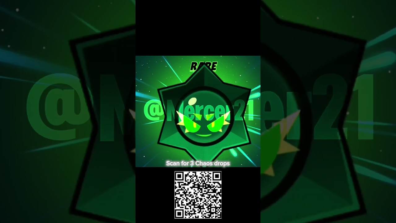 Scan the QR code for 3 Chaos drops 