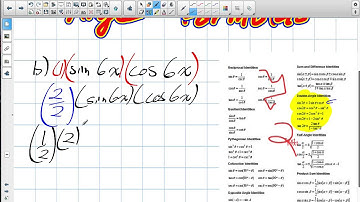 Simplifying Double Angle Formulas Grade 12 Advanced Functions Lesson 4 4 11 11 15
