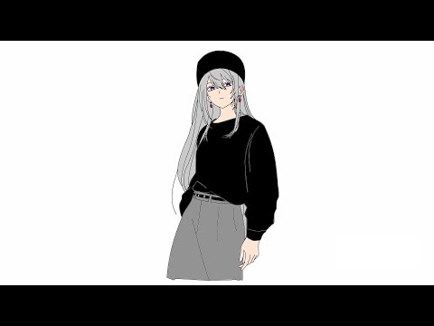 vẽ anime nữ lạnh lùng đơn giản