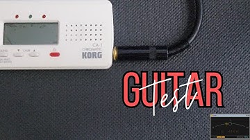 Korg CA 1 Chromatic | Guitar Test