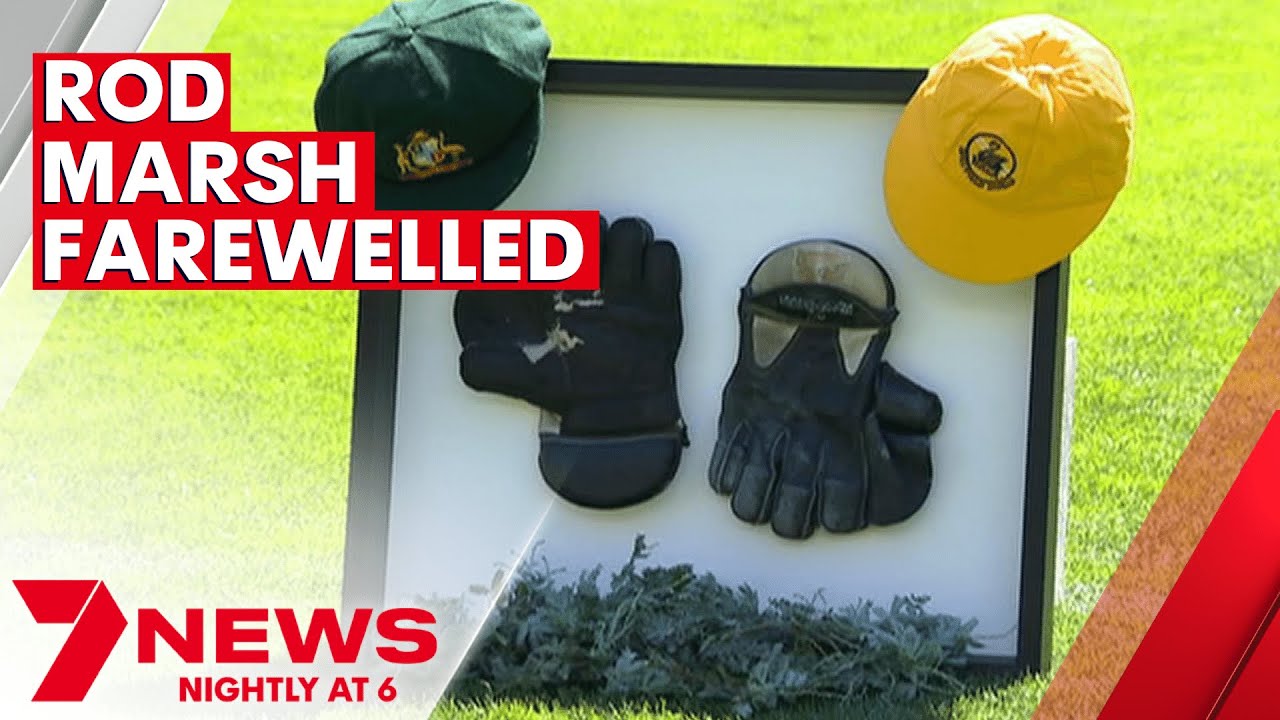 Rod Marsh farewelled at Adelaide Oval funeral as Dennis Lillee delivers emotional tribute 7NEWS