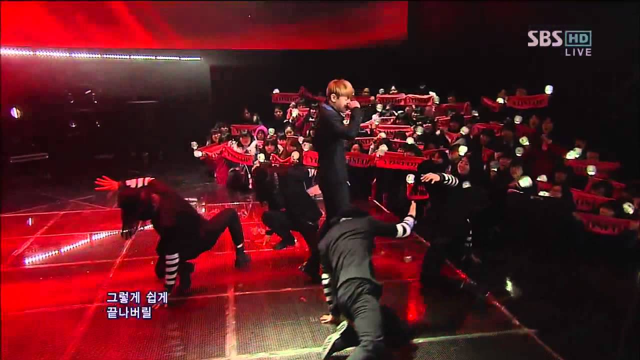 Yoseop of BEAST [Кофеин] @SBS Inkigayo Популярная песня 20121209