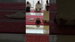 Little boy preparing himself for Umrah #ramadan #2025 #youtubeshort #foryou