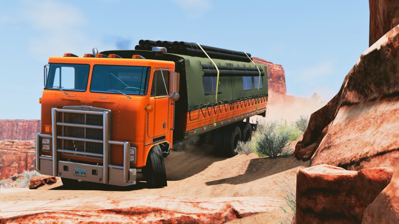 Can This Massive Truck Make It Through Death Valley Road? Logitech G29 Gameplay