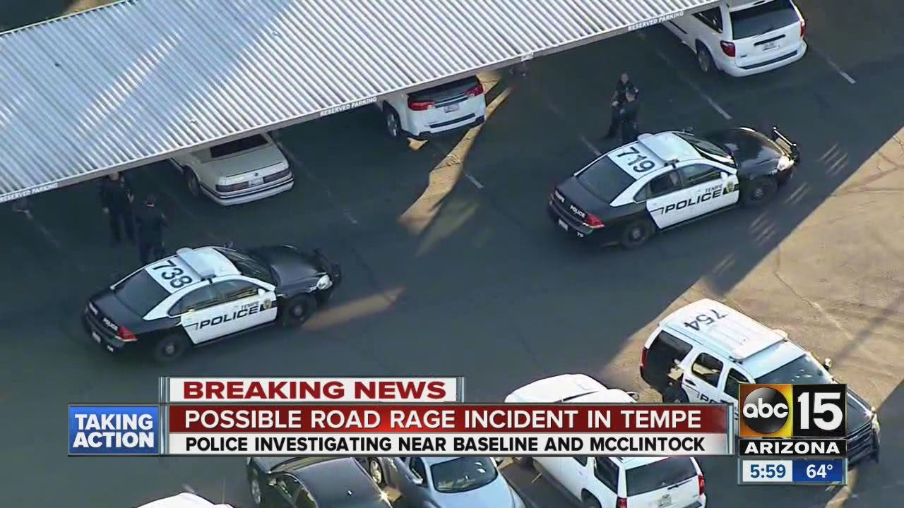 Tempe police investigate road rage incident - YouTube