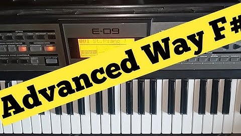 F# Part 2 alternative 4 way Chords || Level Up : advanced Chords || how to play itende style