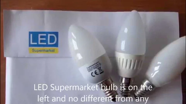 LED Light Bulb Reveiw - E14 candle LED Bulb