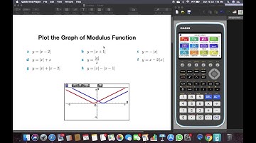 How to draw modulus function on Casio CG 50 [IB, SAT, AP, ACT - 2020]