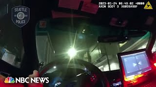 Bodycam appears to show Seattle police officer making light of woman struck and killed by car