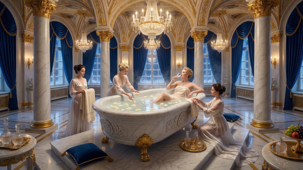The Most Luxurious Royal Baths in History 👑 10 Empires | ultra 4K 