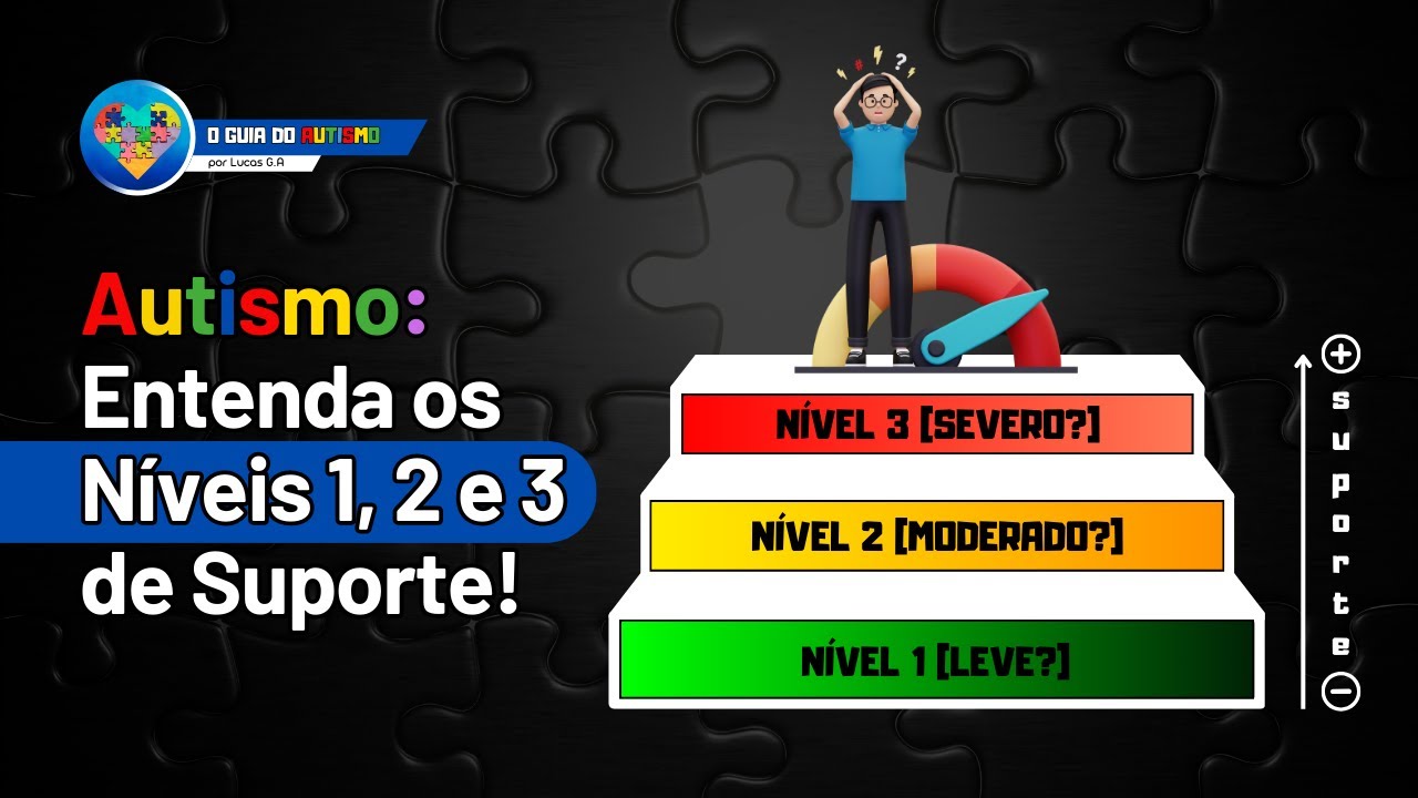 💡AUTISMO: Entenda os Níveis 1, 2 e 3 de Suporte [Leve? Moderado? E ...
