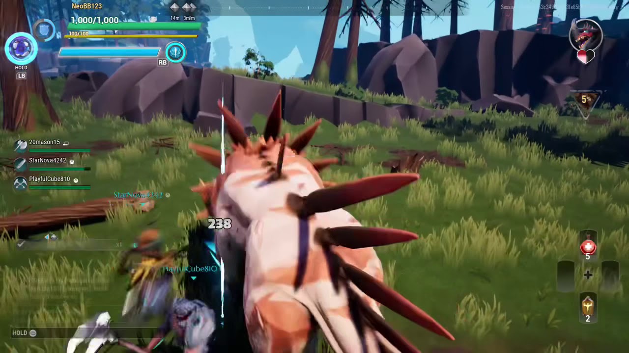 Dauntless #1 killing Lesser Embermane - YouTube