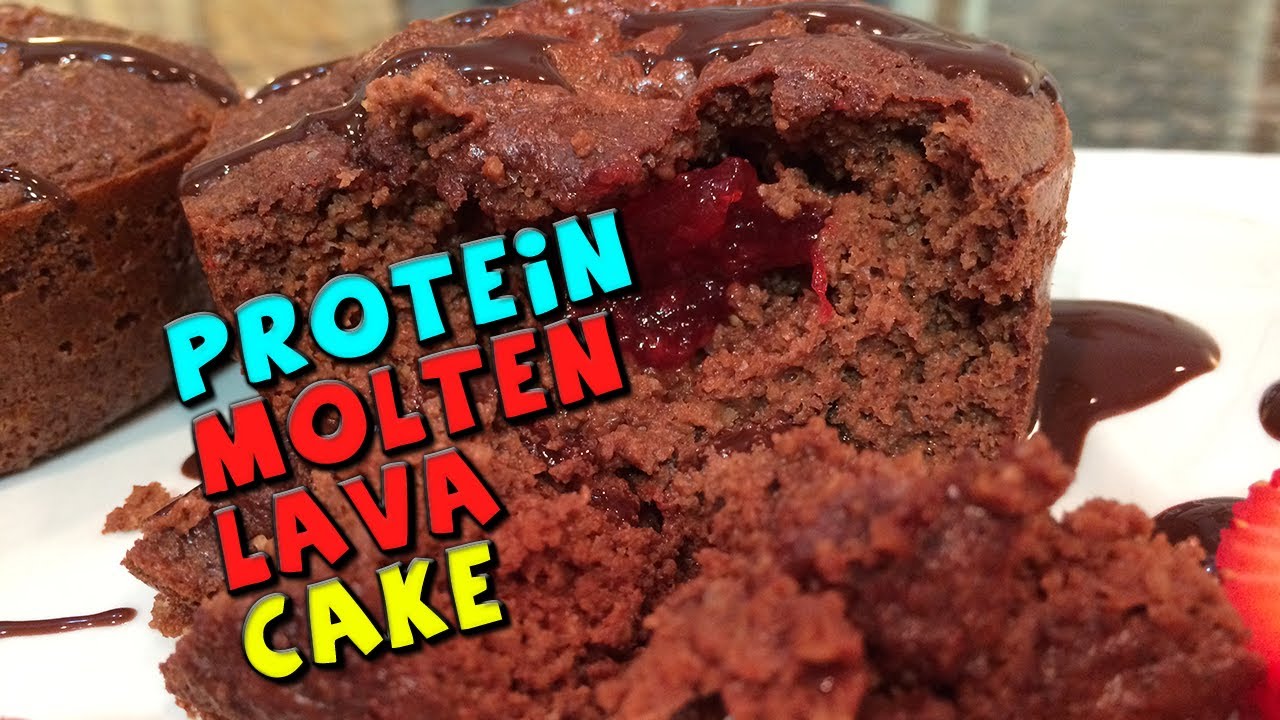 Protein Molten Lava Cake Healthy Chocolate Cakes YouTube