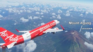 Microsoft Flight Simulator 2020 - Bali to Jakarta - AirAsia A320N Gameplay! 4K