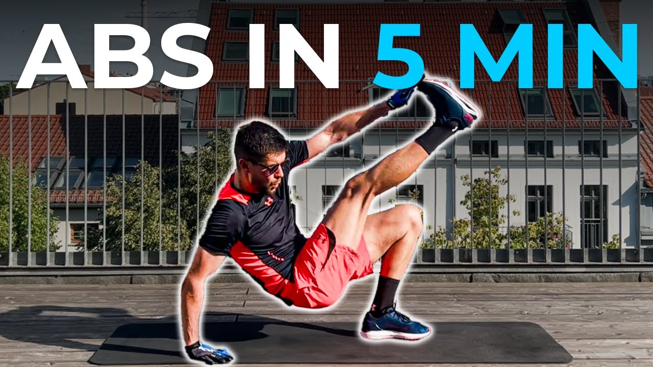 5 Minute Abs Workout | Quick Core Strength Routine - YouTube