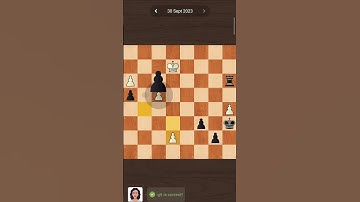 Chess.com 30th September Daily puzzle #chessforfun #shorts #chesstricks #rookiechess #shorts2023