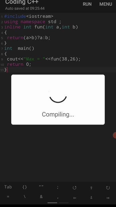program for inline function in c++ #shortvideo #coding #viral # ...