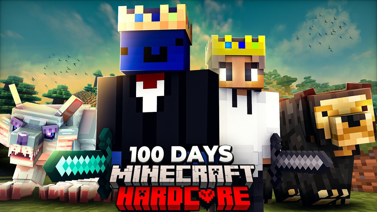 I Spent 100 Days in the Alaskan Wilderness in Hardcore Minecraft