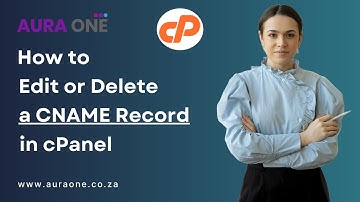 How to edit or delete CNAME Record in cPanel using the DNS Zone Editor with Aura One