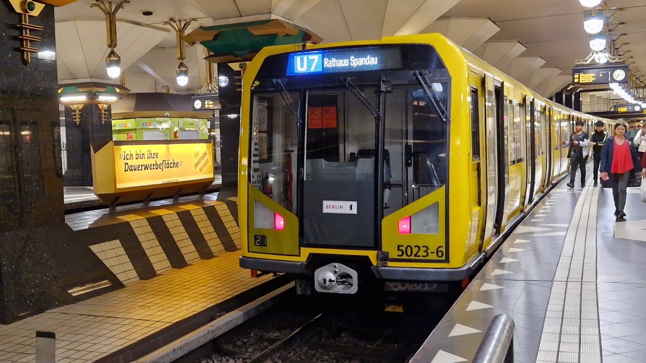 U-Bahn Berlin | Mitfahrt in der kompletten U7 von Rudow bis Rathaus Spandau im H97 5023-6